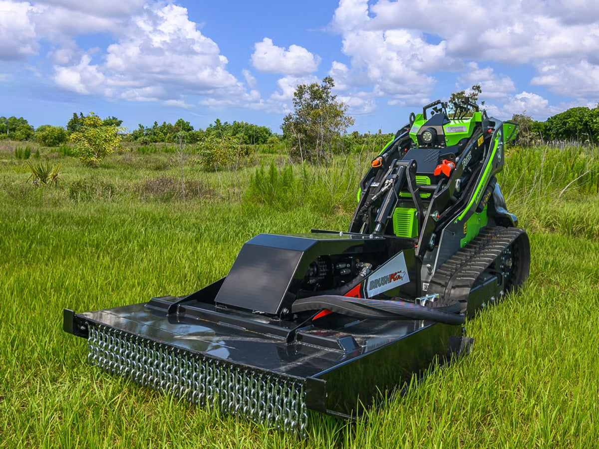 Foxx Loaders T125 Mini Track Loader, All-Steel Construction, 25 HP Engine