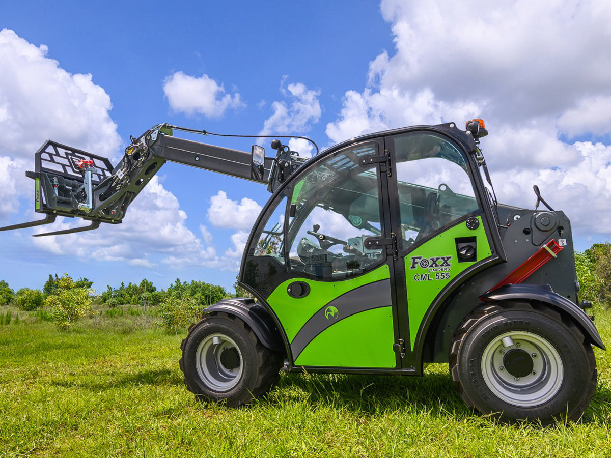 Foxx Loaders CML555- CAB Compact Telehandler, 50 HP Engine