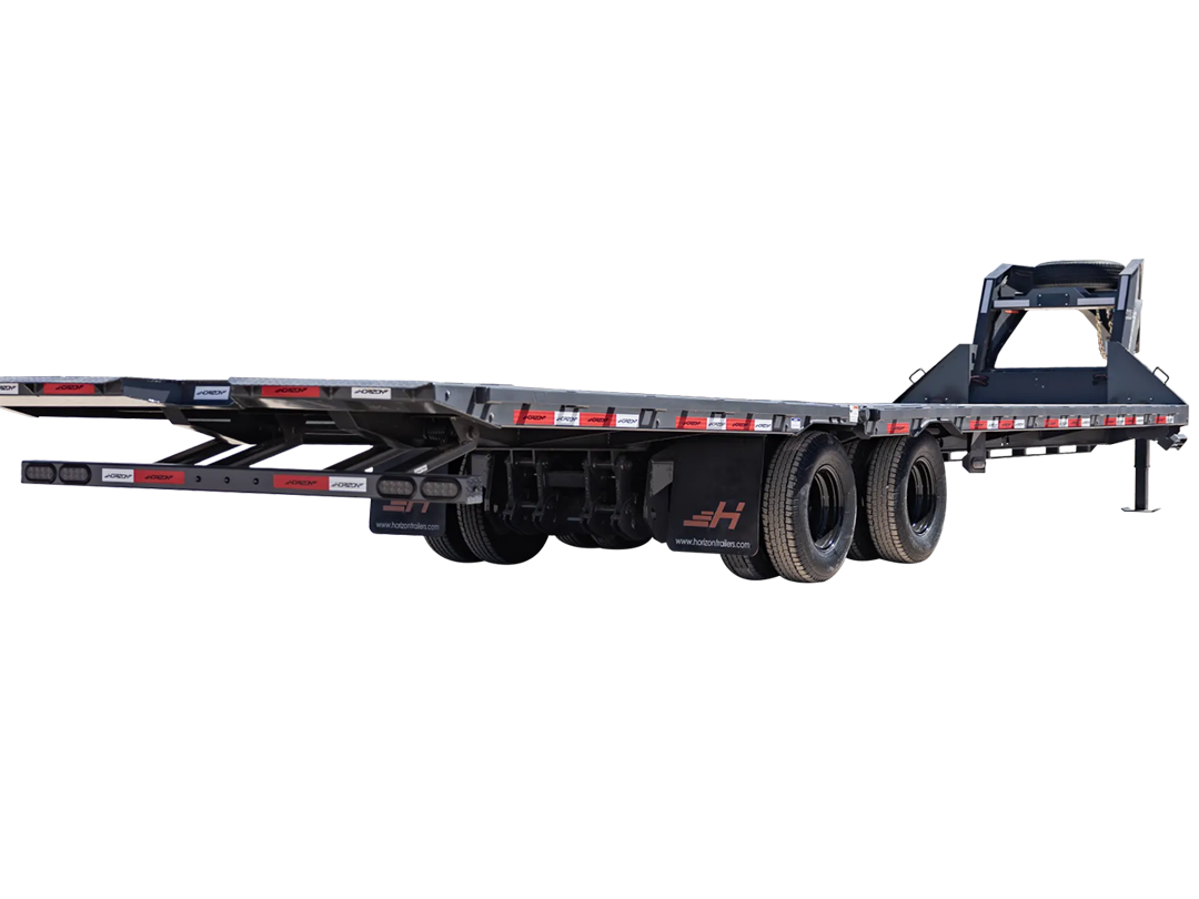 102"x30' Horizon Trailers FYZ GN Deckover Full Tilt