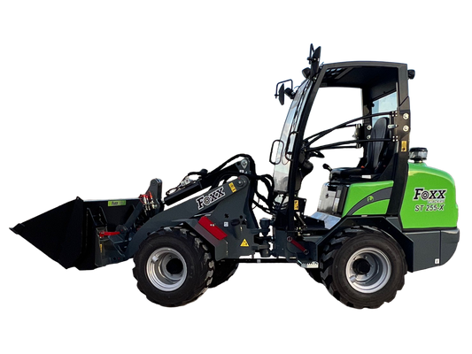 Foxx Loaders ST255-X Compact Wheel Loader, All Steel Construction, 33 HP Engine