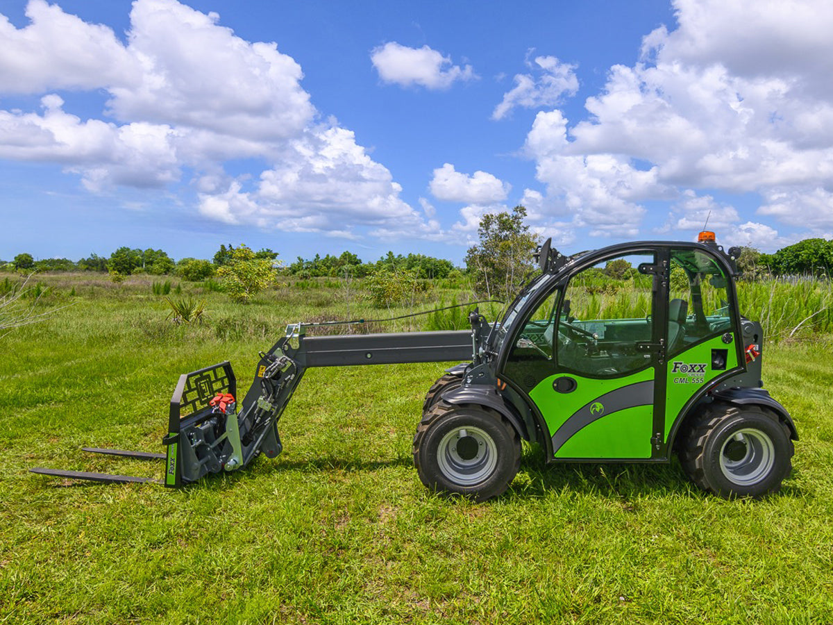 Foxx Loaders CML555- CAB Compact Telehandler, 50 HP Engine