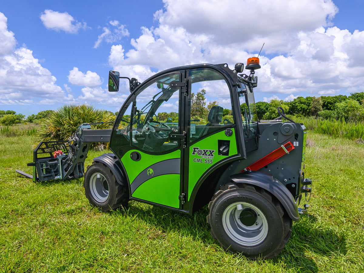 Foxx Loaders CML555- CAB Compact Telehandler, 50 HP Engine
