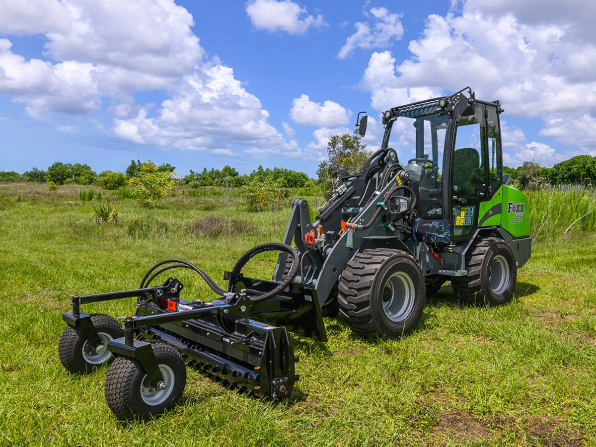 Foxx Loaders ST275-TR Cab Pro Attach Compact Wheel Loader Telescopic Reach, 50 HP Engine