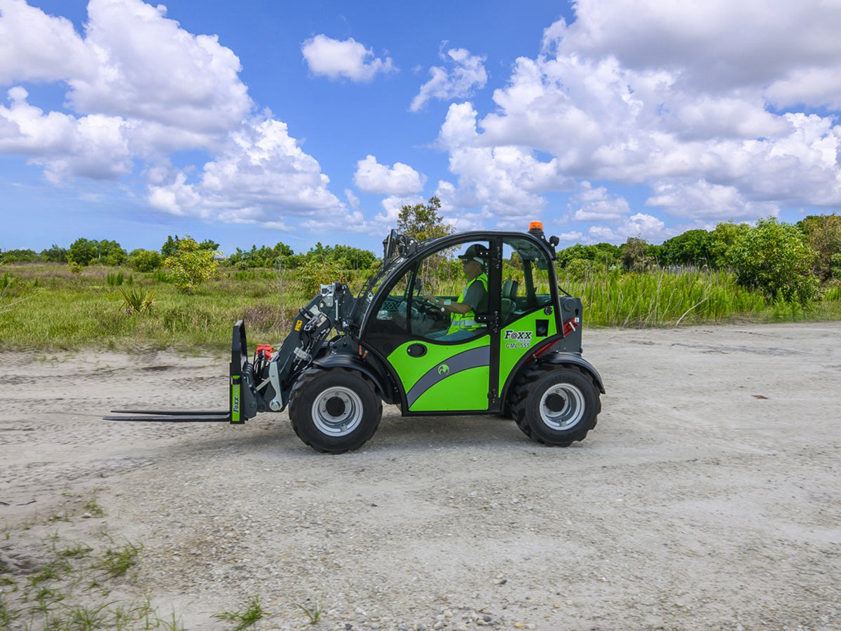 Foxx Loaders CML555- CAB Compact Telehandler, 50 HP Engine