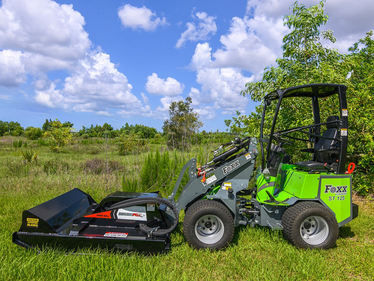 Foxx Loaders ST125-TR Compact Wheel Loader Telescopic Reach, All-Steel Construction, 25 HP Engine