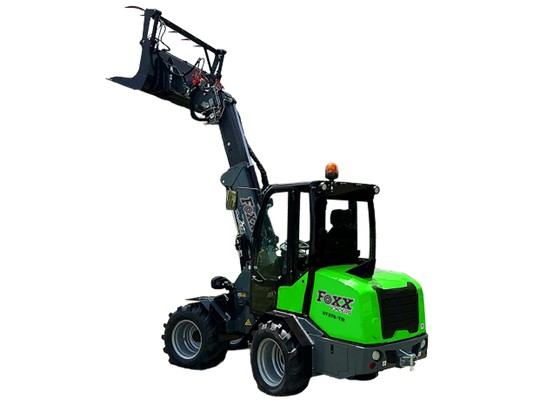 Foxx Loaders ST275-TR Cab Pro Attach Compact Wheel Loader Telescopic Reach, 50 HP Engine