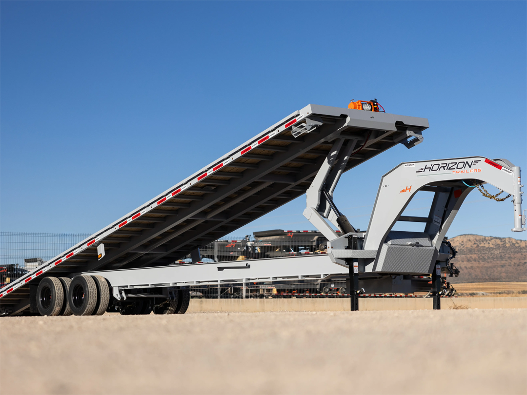 102"x34' Horizon Trailers FFH GN Deckover Full Tilt