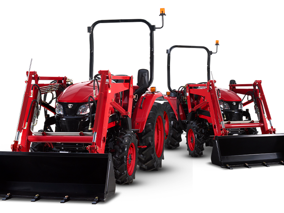 TYM T474HC Series 3 Compact Tractor 48.3 HP Engine, 2689.6 lb Hitch Lift Capacity