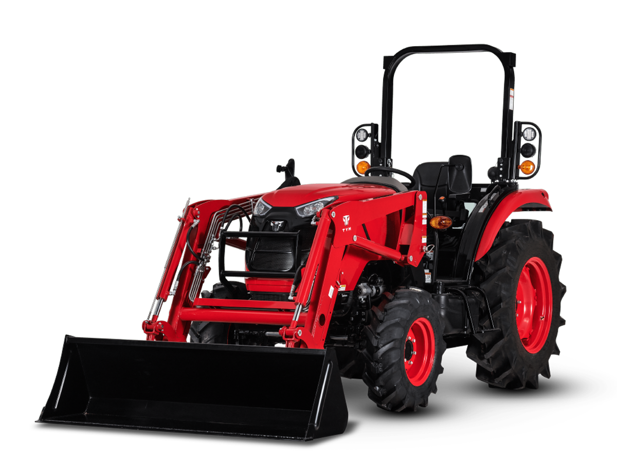 TYM T574HC Series 4 Compact Tractor 55 HP Engine, 3822 lb Hitch Lift Capacity